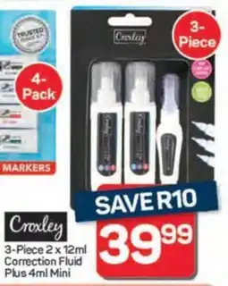Pick n Pay Hypermarket Croxley Correction Fluid Plus 4ml Mini offer