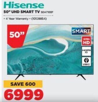 HiFi Corp Hisense 50" UHD Smart TV offer