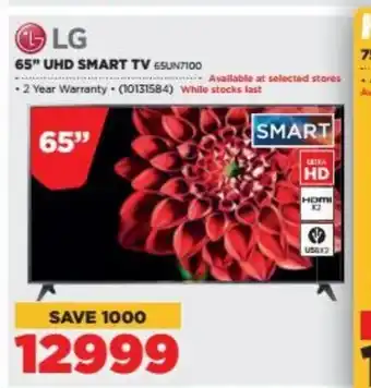 HiFi Corp LG 65" UHD Smart TV offer