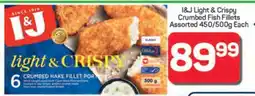 Pick n Pay Hypermarket I&J Light & Crispy Crumbed Fish Fillets offer