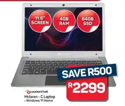 Pick n Pay Hypermarket Packard Bell Mclaren-C Laptop offer
