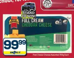 Pick n Pay Hypermarket First Choice Full Cream Cheddar Cheese offer