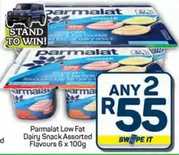 Pick n Pay Hypermarket Parmalat Low Fat Dairy Snack Assorted Flavours 6 x 100g offer