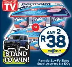 Pick n Pay Parmalat Low Fat Dairy Snack Assorted 6 x 100g offer