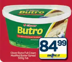 Pick n Pay Hypermarket Clover Butro Full Cream Modified Butter Spread offer
