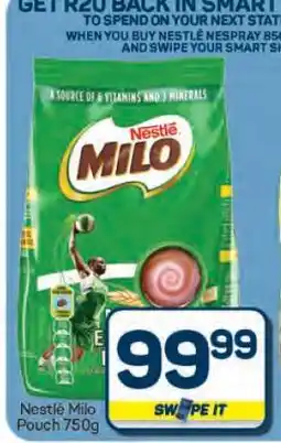 Pick n Pay Hypermarket Nestle Milo Pouch 750g offer