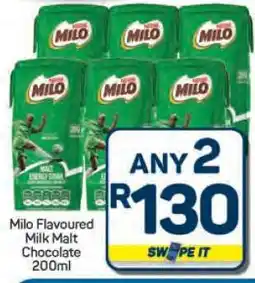 Pick n Pay Hypermarket Milo Flavoured Milk Malt Chocolate 200ml offer