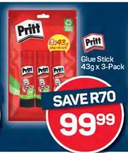 Pick n Pay Pritt Glue Stick 43g x 3-Pack offer