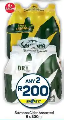 Pick n Pay Savanna Cider Assorted 6 x 330ml offer