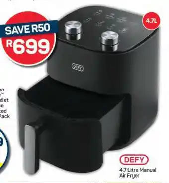 DEFY 4.7 Litre Manual Air Fryer