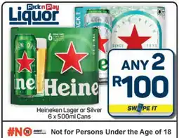 Pick n Pay Hypermarket Heineken Lager or Silver offer