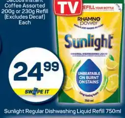Pick n Pay Sunlight Regular Dishwashing Liquid Refill 750ml offer