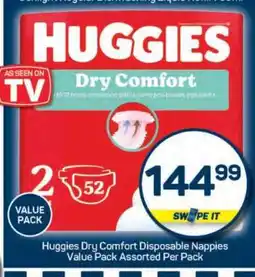 Pick n Pay Huggies Dry Comfort Disposable Nappies offer