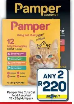 Pick n Pay Hypermarket Pamper Fine Cuts Cat Food Assorted offer