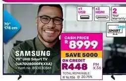 Game Samsung 70 UHD Smart TV (UA70U8000FKXXA) offer