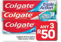 Pick n Pay Hypermarket Colgate Active Salt or Triple Action offer