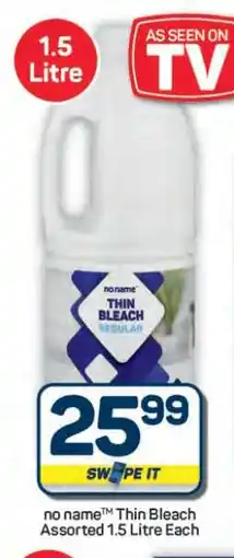 Pick n Pay Hypermarket no name Thin Bleach offer