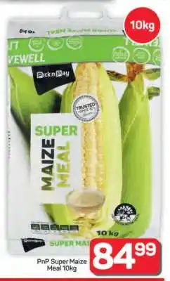 Pick n Pay Hypermarket PnP Super Maize Meal 10kg offer