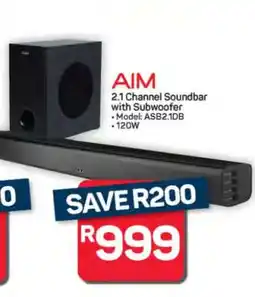 Pick n Pay Hypermarket AIM 2.1 Channel Soundbar with Subwoofer offer