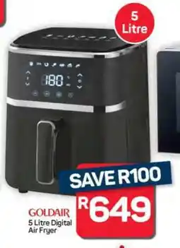 Pick n Pay Hypermarket Goldair 5-Litre Digital Air Fryer offer
