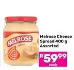 Game Melrose Cheese Spread 400 g Assorted offer
