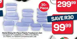 Pick n Pay Hypermarket Home Story 30-Piece Plastic Foodsavers Set offer