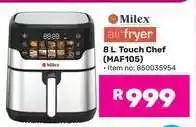 Game Milex 8L Touch Chef Air Fryer (MAF105) offer