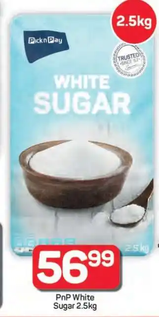 Pick n Pay Hypermarket PnP White Sugar 2.5kg offer