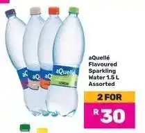Game aQuellé Flavoured Sparkling Water 1.5 L Assorted offer