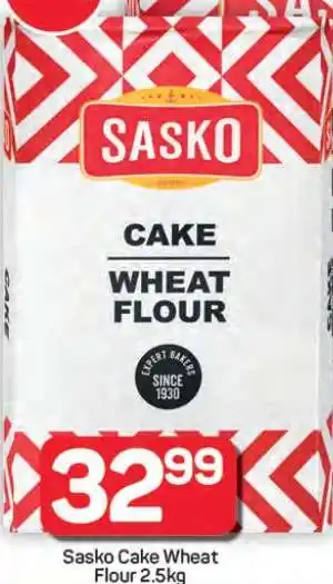 Pick n Pay Hypermarket Sasko Cake Wheat Flour 2.5kg offer