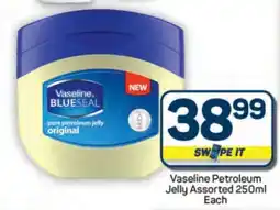 Pick n Pay Hypermarket Vaseline Petroleum Jelly Assorted 250ml offer