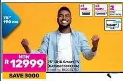 Game 75 UHD Smart TV offer
