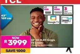 Game 43 2K QLED Google TV (43S5K) offer