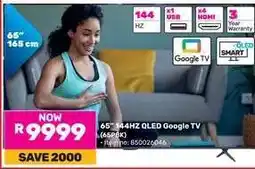 Game 65 144HZ QLED Google TV (65P8K) offer