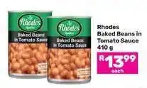 Game Rhodes Baked Beans in Tomato Sauce offer