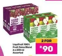Game Liquifruit 100% Fruit Juice Blend offer