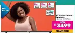 Game 40 FHD QLED Smart TV (40A50) offer