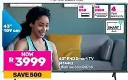 Game 43” FHD Smart TV offer