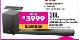 Game JBL 3.1 Channel Soundbar with Wireless Subwoofer offer