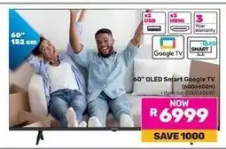 Game 60 QLED Smart Google TV offer