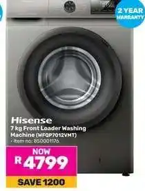 Game Hisense 7 kg Front Loader Washing Machine offer