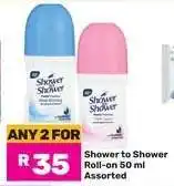 Game Shower to Shower Roll-on 50 ml Assorted offer