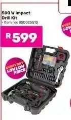 Game 500 W Impact Drill Kit offer