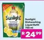 Game Sunlight Dishwashing Liquid Refill 750 ml offer