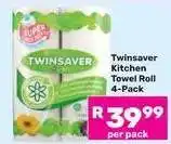 Game Twinsaver Kitchen Towel Roll 4-Pack offer