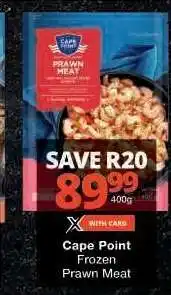 Checkers Cape Point Frozen Prawn Meat offer