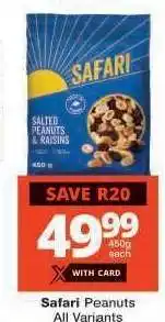 Checkers Safari Peanuts All Variants offer