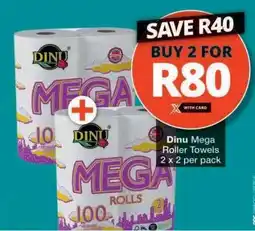 Checkers Dinu Mega Roller Towels offer