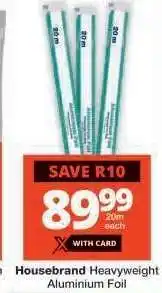 Checkers Housebrand Heavyweight Aluminium Foil offer