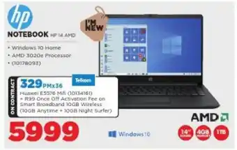 HiFi Corp HP Notebook 14 AMD offer